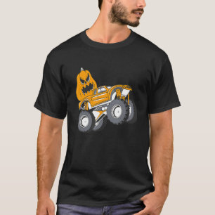 Monster Truck Pumpkin Halloween Spooky Pumpkin Hal T-Shirt