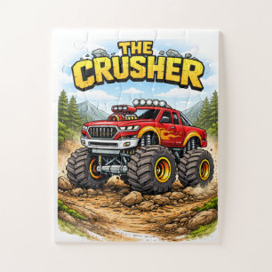 Monster Truck Puzzle for Kids 