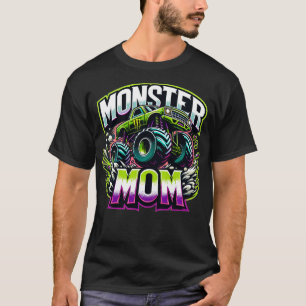 Monster Truck Race Racer Driver Mom Mothers Day  T-Shirt