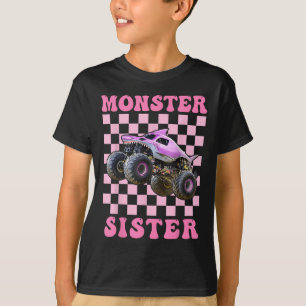 Monster Truck Sister Monster Truck Are My Jam Truc T-Shirt