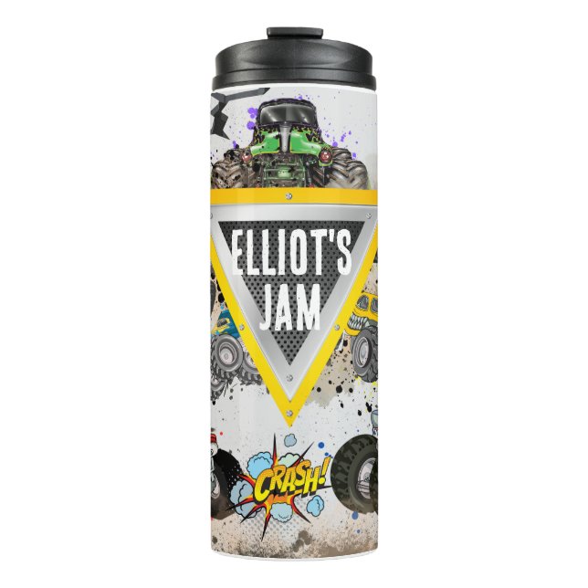 Monster Truck Smash and Crash  Thermal Tumbler (Front)