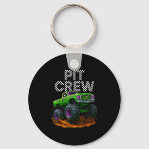 Monster Truck T Crew Family Matching Birthday Part Keychain