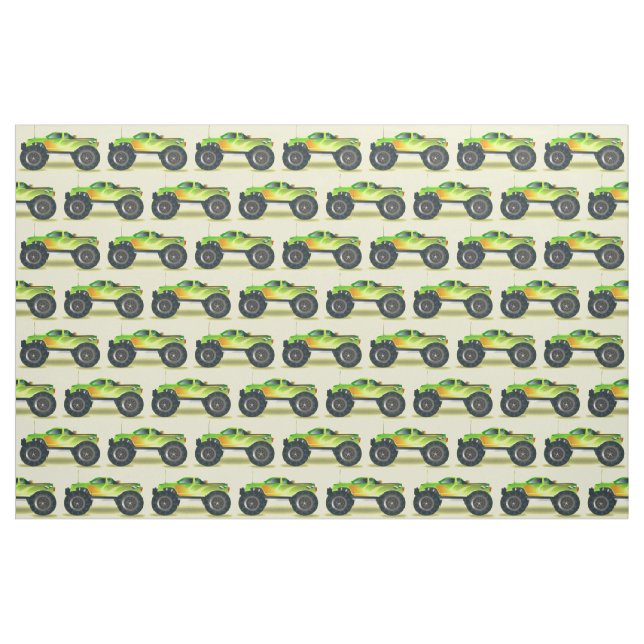 Monster Truck Thunder_Cove  Fabric (Fat Quarter)