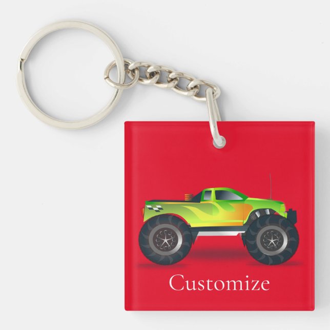 Monster Truck Thunder_Cove Keychain (Front)