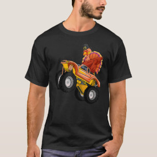 Monster Truck turkey Costume Toddler Boys Kids Tha T-Shirt