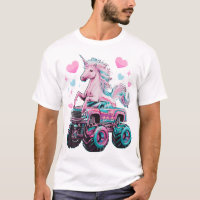 Monster Truck Unicorn Girl Birthday Party Monster 