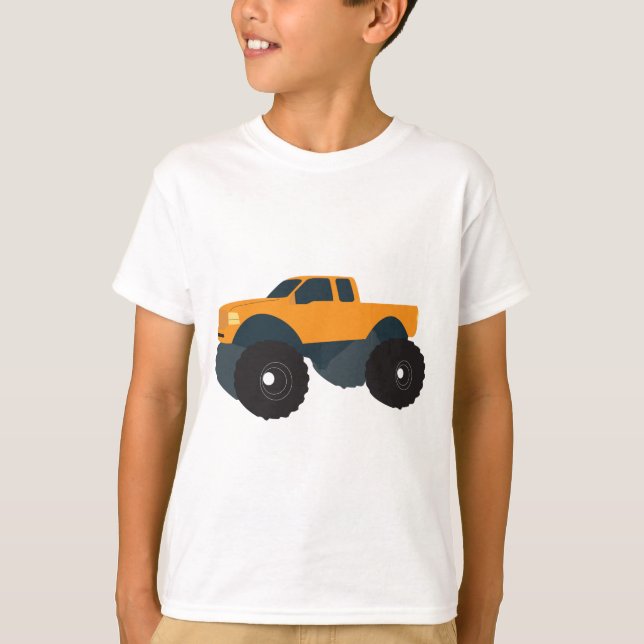 Monster Truck Vehicle T-Shirt (Front)
