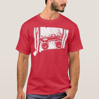 Monster truck vintage- Connecticut off-road forest T-Shirt