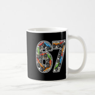 Monster Trucks 67 Meme Funny Design For Boys Kids Coffee Mug
