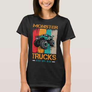 Monster trucks are my Jam action and Monster truck T-Shirt