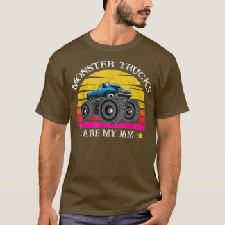 Monster Trucks Are My Jam Action And Monster Truck T-Shirt