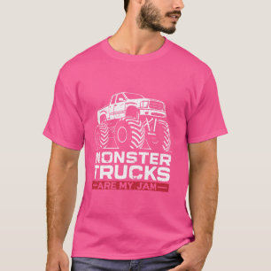 Monster Trucks Are My Jam - Cool Engines - Monster T-Shirt