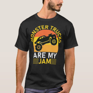 monster trucks are my jam monster truck lover 4 T-Shirt