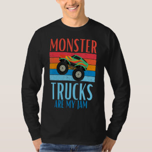 Monster Trucks Are My Jam, Vintage Monster Trucks T-Shirt