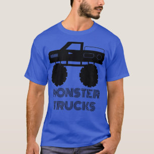 Monster Trucks Mud Crushing Drivers Cute Big Car F T-Shirt