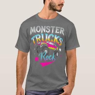 Monster Trucks Rock Monstertruck Car Fan Gasoline T-Shirt