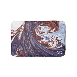 Monster waves   Best abstract painting Bath Mat