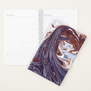 Monster waves Best abstract painting Planner