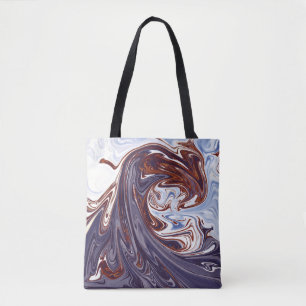 monster waves Best abstract painting Tote Bag