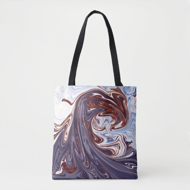 monster waves | Best abstract painting Tote Bag (Front)