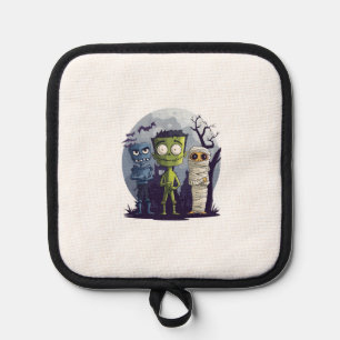 Monster Yoga Class Pot Holder