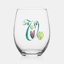  Monstera Alphabet "V" 