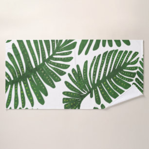 Monstera Bath Towel Set