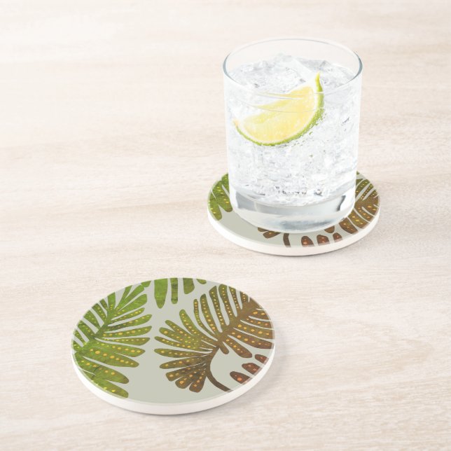 Monstera  coaster (Side)