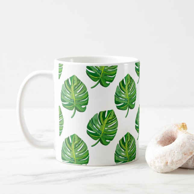 Monstera Coffee Mug (With Donut)