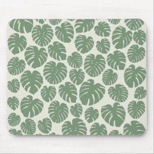 Monstera - Green Mouse Pad