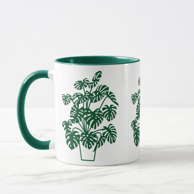 MONSTERA in a pot Mug (Left)