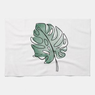 Monstera Kitchen Towel