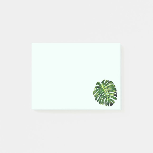 Monstera Leaf Post It Notes (Front)
