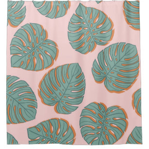 Monstera Leaf: Tropical Vintage Pattern