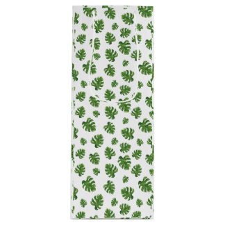 Monstera Leaf Wine Gift Bag