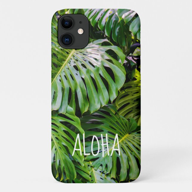 Monstera Leaves, Limahuli Gardens, Kauai, Hawaii Case-Mate iPhone Case (Back)