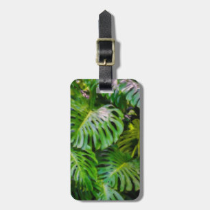 Monstera Leaves, Limahuli Gardens, Kauai, Hawaii Luggage Tag