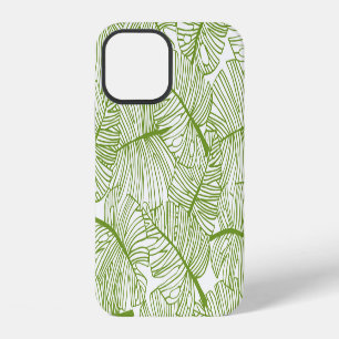 Monstera leaves, seamless floral design. iPhone 12 case