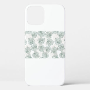 Monstera leaves seamless pattern. Tropical pattern iPhone 12 Case