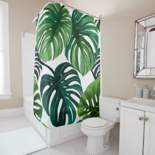 Monstera Leaves Watercolor Botanical Tropical