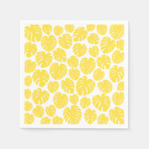 Monstera - Lemon Yellow and White