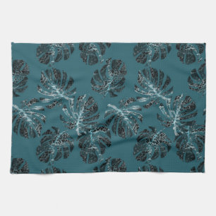 Monstera Leo Animal Print Glam 1 Kitchen Towel