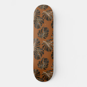 Monstera Leo Animal Print Glam 3 Skateboard