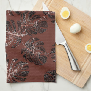 Monstera Leo Animal Print Glam 7 Kitchen Towel