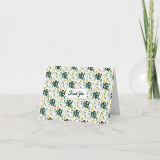 Monstera Plant Thank You Card