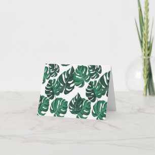Monstera Plante thème Blank Cartes pour notes