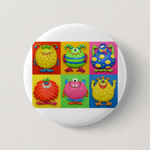 Monsters 2 Inch Round Button