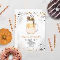 Monsters and Milkshakes Halloween Birthday Party