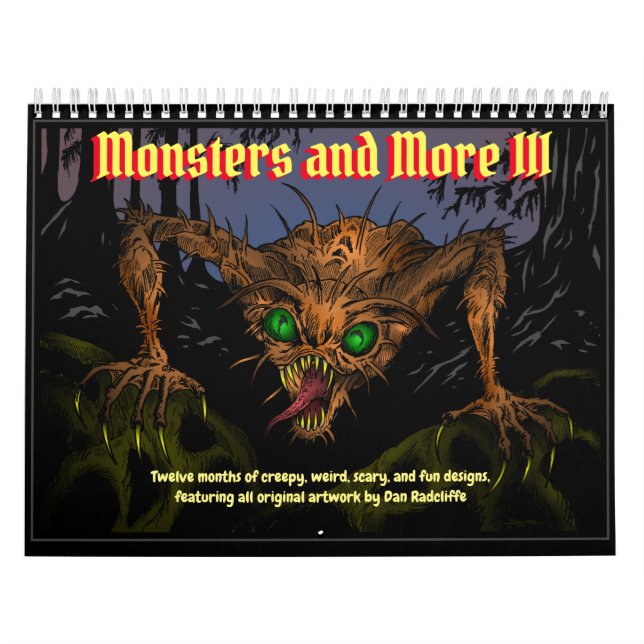 Monsters and More III Calendar (Cover)
