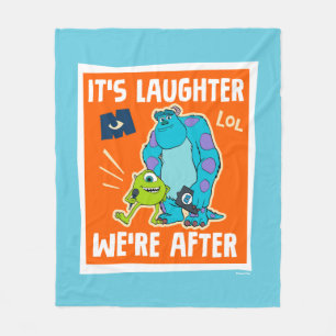 Monsters at Work   It's Laughter We're After Fleece Blanket